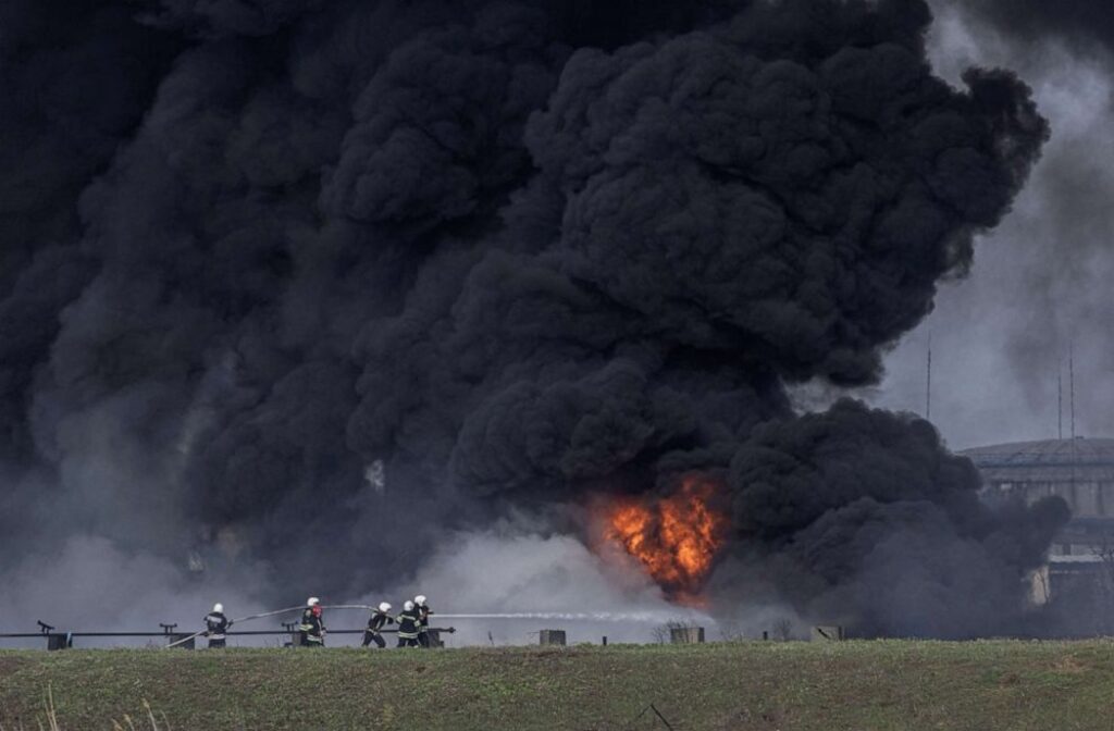 Okoljska cena vojne v Ukrajini.