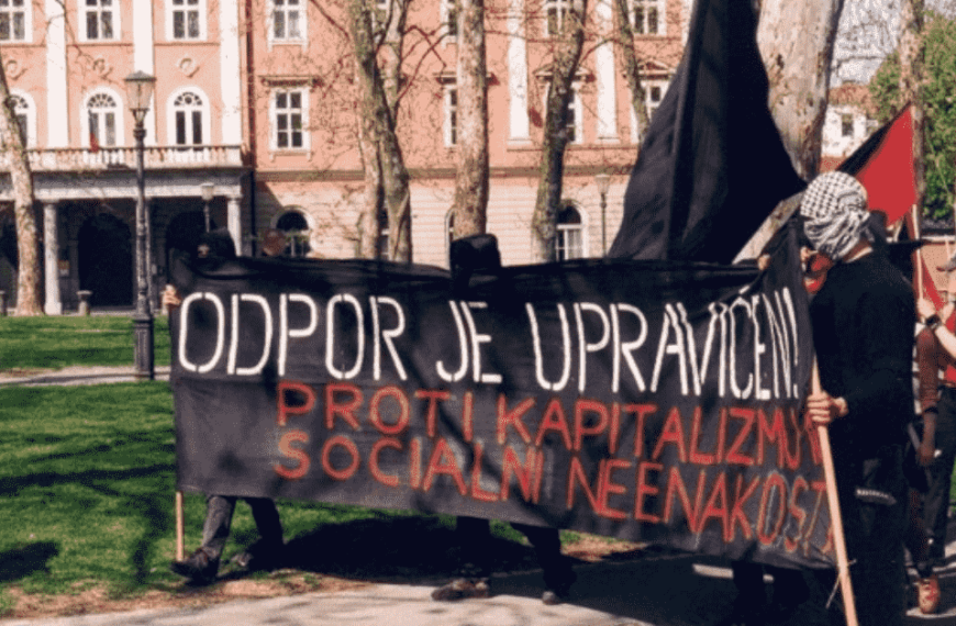 Prvomajski protest v Ljubljani leta 2002