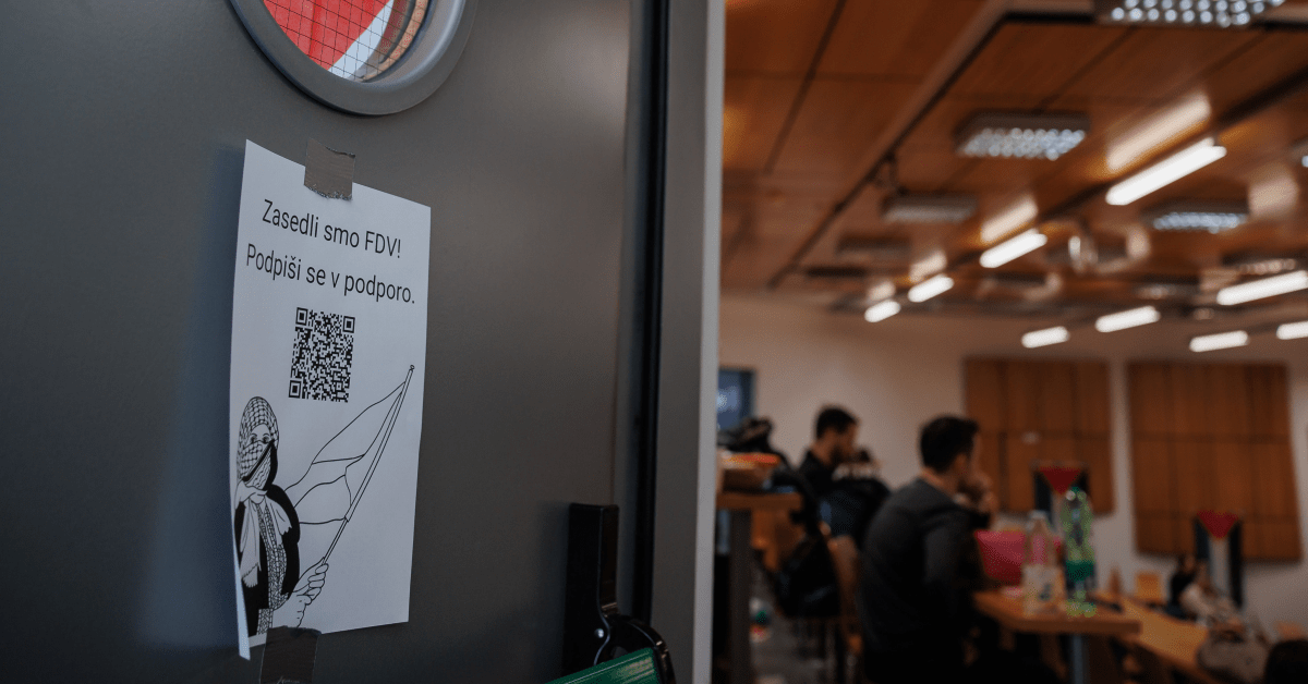 Izjava podpore zasedbi FDV Solidarnostni odbor za svobodno Palestino