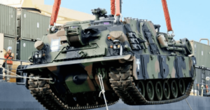 Luka Koper prevoz orozja. Ladja Borkum.