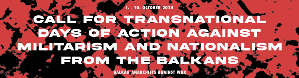 Days of action against militarism and nationalism October 2024