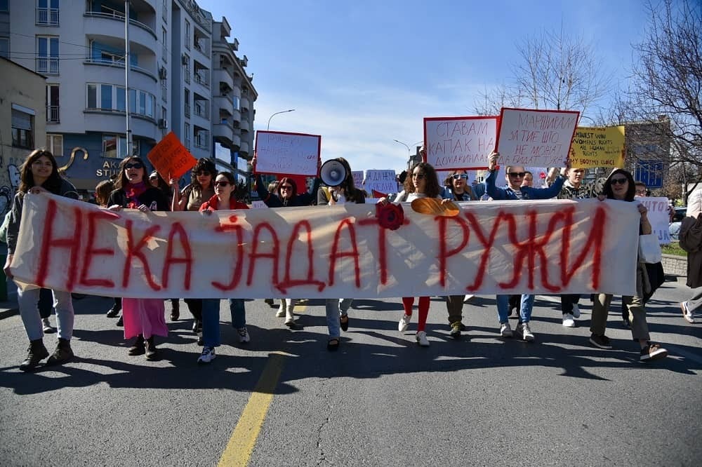 Skopje, Severna Makedonija 8. marec 2025