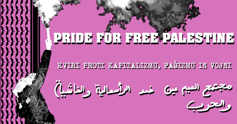Pride for free Palestine Ljubljana, Slovenija June 2025