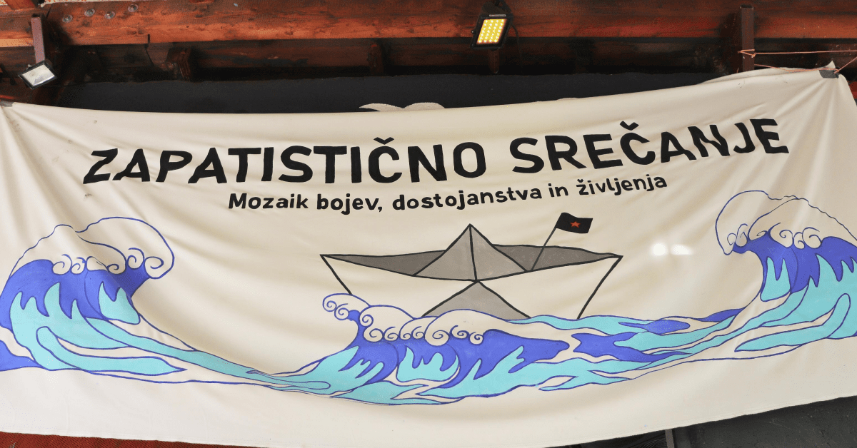 Zapatistično srečanje, Potovanje za življenje Ljubljana, Slovenia