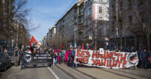 No nazis on our streets! Anti Lukov Marsh Sofia, Bulgaria