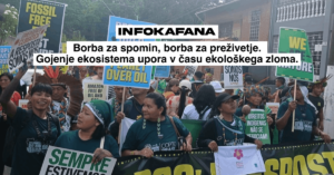 Infokafana: Borba za spomin, borba za preživetje. Gojenje ekosistema upora v času ekološkega zloma. Peter Gelderloos 23.1.2026 A-Infoshop, Ljubljana, Slovenia