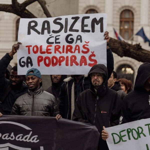 NI NAS STRAH - shod proti rasizmu in represiji Ambasada Rog 26. 3. 2026 Ljubljana, Slovenia