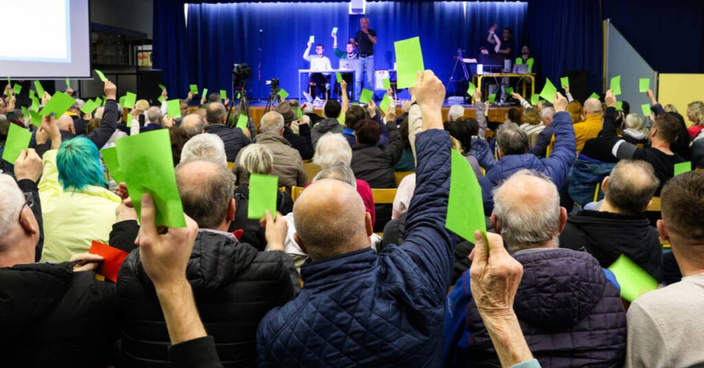 Skupščina v Štepanjskem naselju Iniciativa za Štepanjsko naselje 2.3.2026 Ljubljana, Slovenija