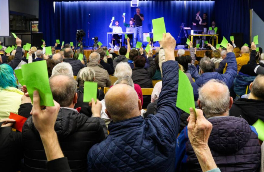 Skupščina v Štepanjskem naselju Iniciativa za Štepanjsko naselje 2.3.2026 Ljubljana, Slovenija