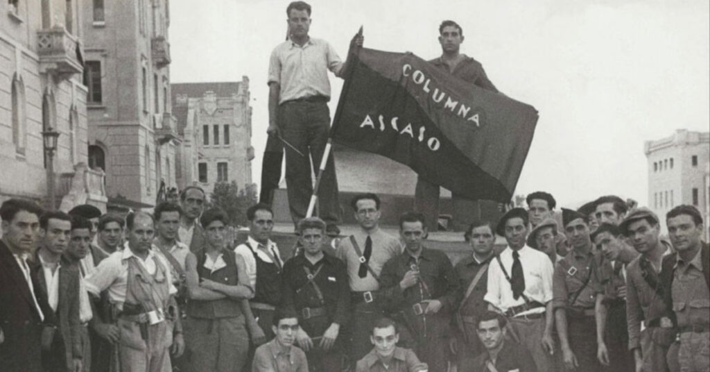 Columna Ascaso Spanish Social Reolution 1936