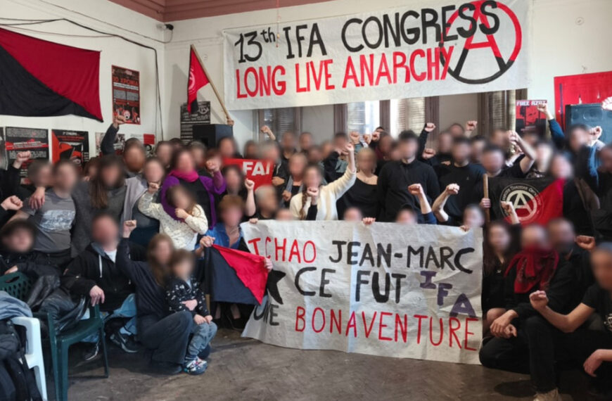 13th Congress of the International of Anarchist Federations (IFA-IAF) April 2026 Athens, Greece