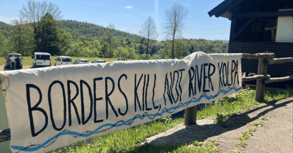 "Dovolj je bilo smrti v Kolpi!" 27.4.2026 Vukovci ob Kolpi, Slovenija