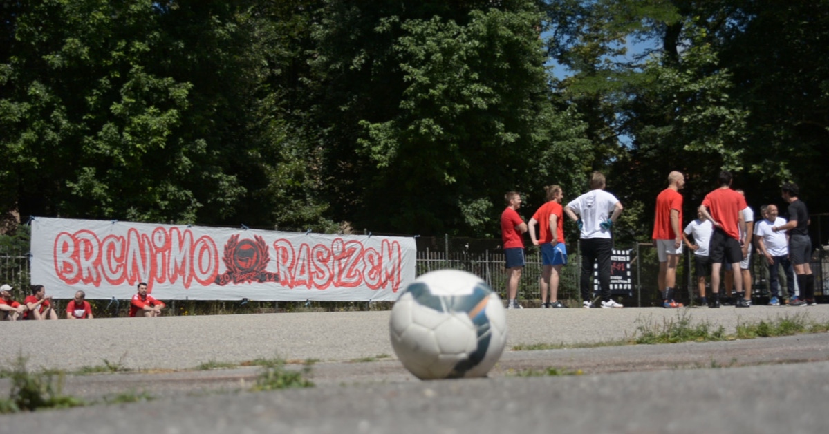 Antifašistični nogometni turnir Brcnimo rasizem 5.9.2026 Tabor, Ljubljana, Slovenija