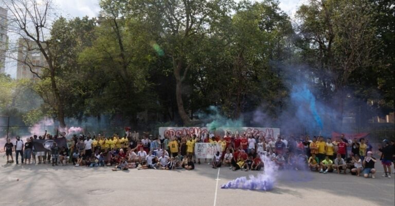 Brcnimo rasizem, antifašistični nogometni turnir 5.9.2026 Ljubljana, Slovenia Anti-fascist football tournament Brcnimo rasizem (Kick racism!)