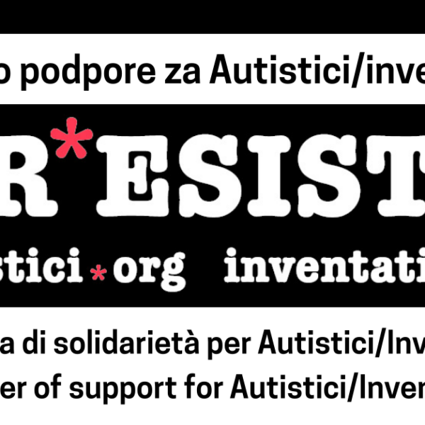 Pismo podpore za Autistici/inventati Lettera di solidarietà per Autistici/Inventati Letter of support for Autistici/Inventati